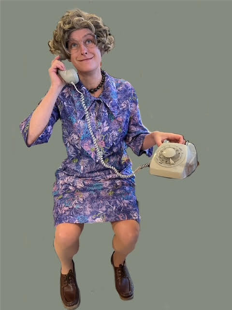 #Gertrud Sand - Alice kostumeland - Gertrud, Oluf og Benny - The Julekalender - Udklædning Gertrus Sand fra The julekalender kostume