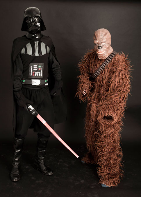 Darth Vader og Chewbacca