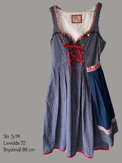 Tyroler dirndl prik str S M