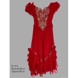 Rød kjole str. M