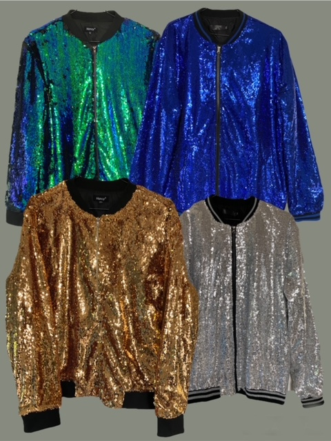 Paillet glimmer jakke