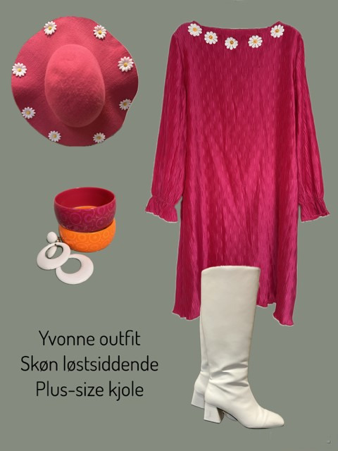 Yvonne kjole plus size