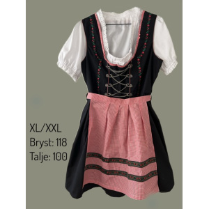 Dirndl, bierfest kjole, tyroler kjole