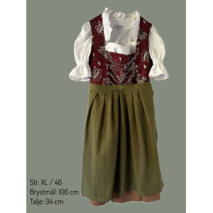 Oktoberfest kjole str XL