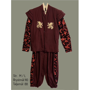 Middelalder adelsmand, historisk jakke med knæbukser