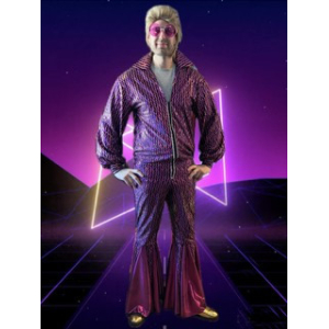 #Disko lilla dragt - Alice kostumeland - Disko - Alice kostumeland Diskodragt